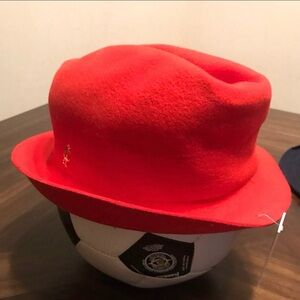 NWOT Juicy Couture Red Wool Felt Hat